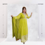 Yellow Anarkali Gown