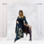 Black Embroidered Suit