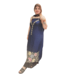 Black Embroidered Suit with Dupatta